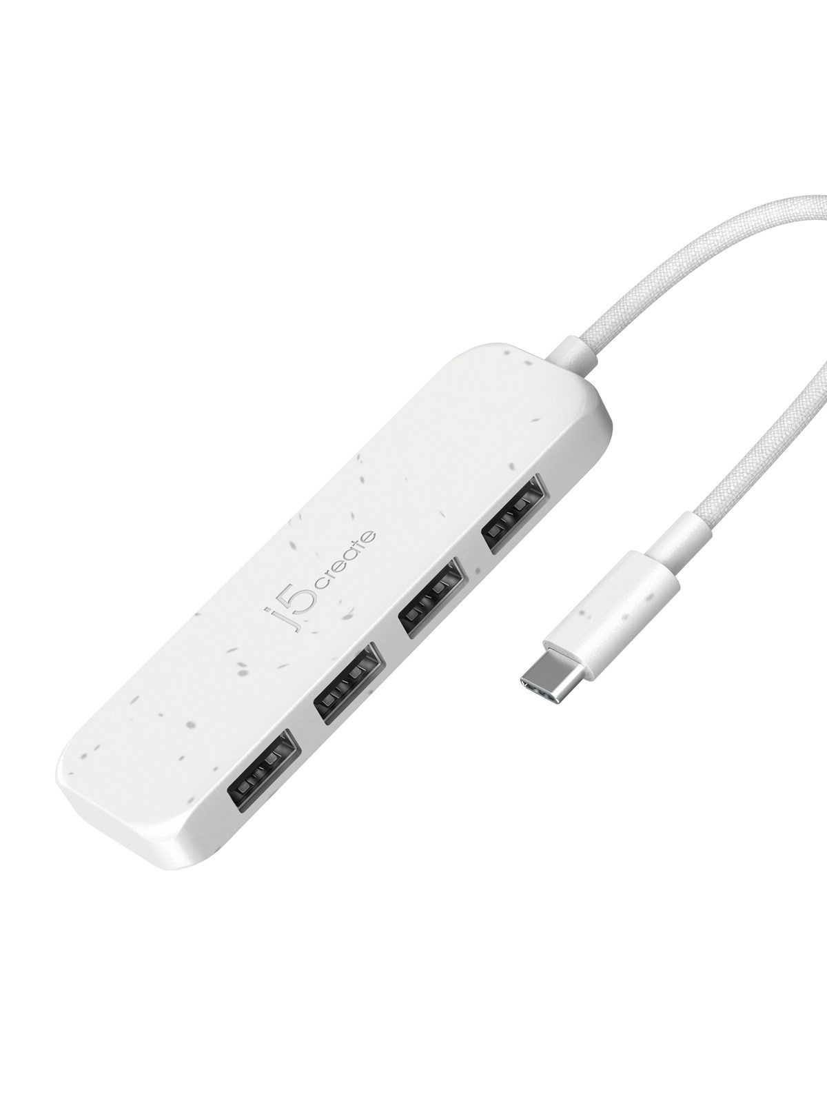 j5create 4-Port Type-A Gen2 Hub USB-Hubs - USB 3.2 - 4 - Weiß