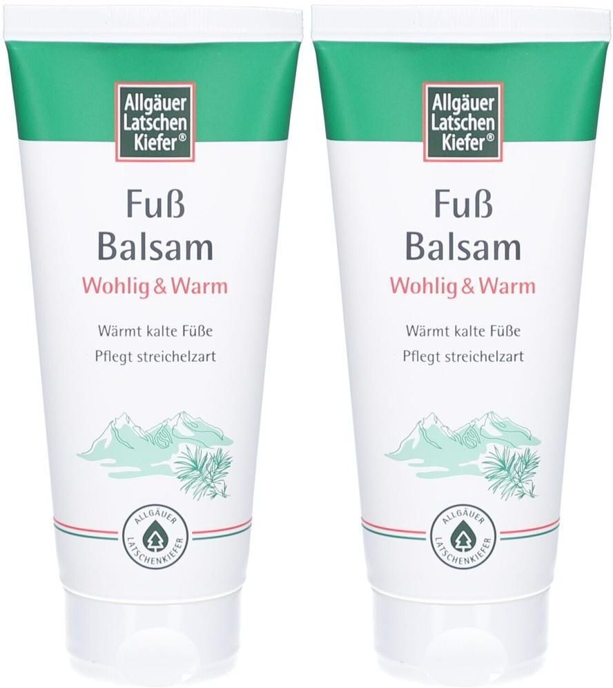 Allgäuer Latschenkiefer Allgäuer Latschenk. Fuß Balsam wohlig & warm 2x 2x100 ml Creme
