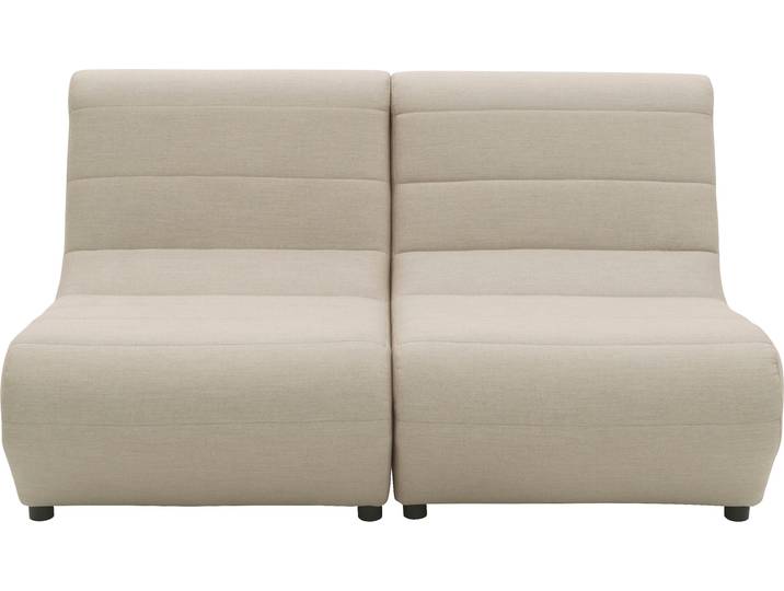 2-Sitzer DOMO COLLECTION Soleil, pflegeleichter und wetterfester Bezug , grau (taupe), B:146cm H:80cm T:102cm, 100% solution dyed Acryl, Sofas, 2-Sitzer, Outdoor, besonderes Design und Formgebung, individuell erweiterbar