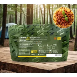Convar Feldküche Nudeln Bolognese - vegetarisch mit Soja