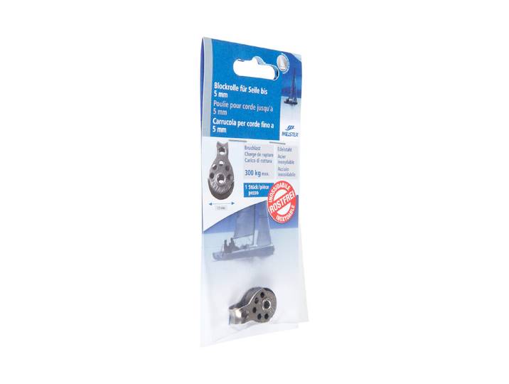 Blockrolle 5mm Seil ES Boot