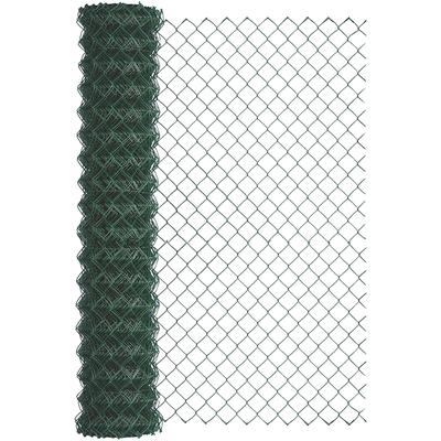 Maschendrahtzaun ALBERTS "Maschendraht-Geflecht", grün, H:80cm, Stahl, Zaunelemente, Höhe: 80-200cm, Gesamtlänge: 10-25 m
