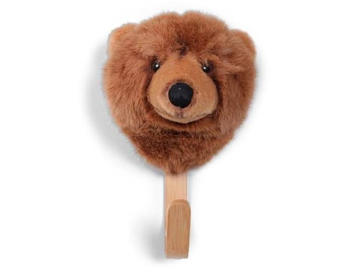 Patère ours brun