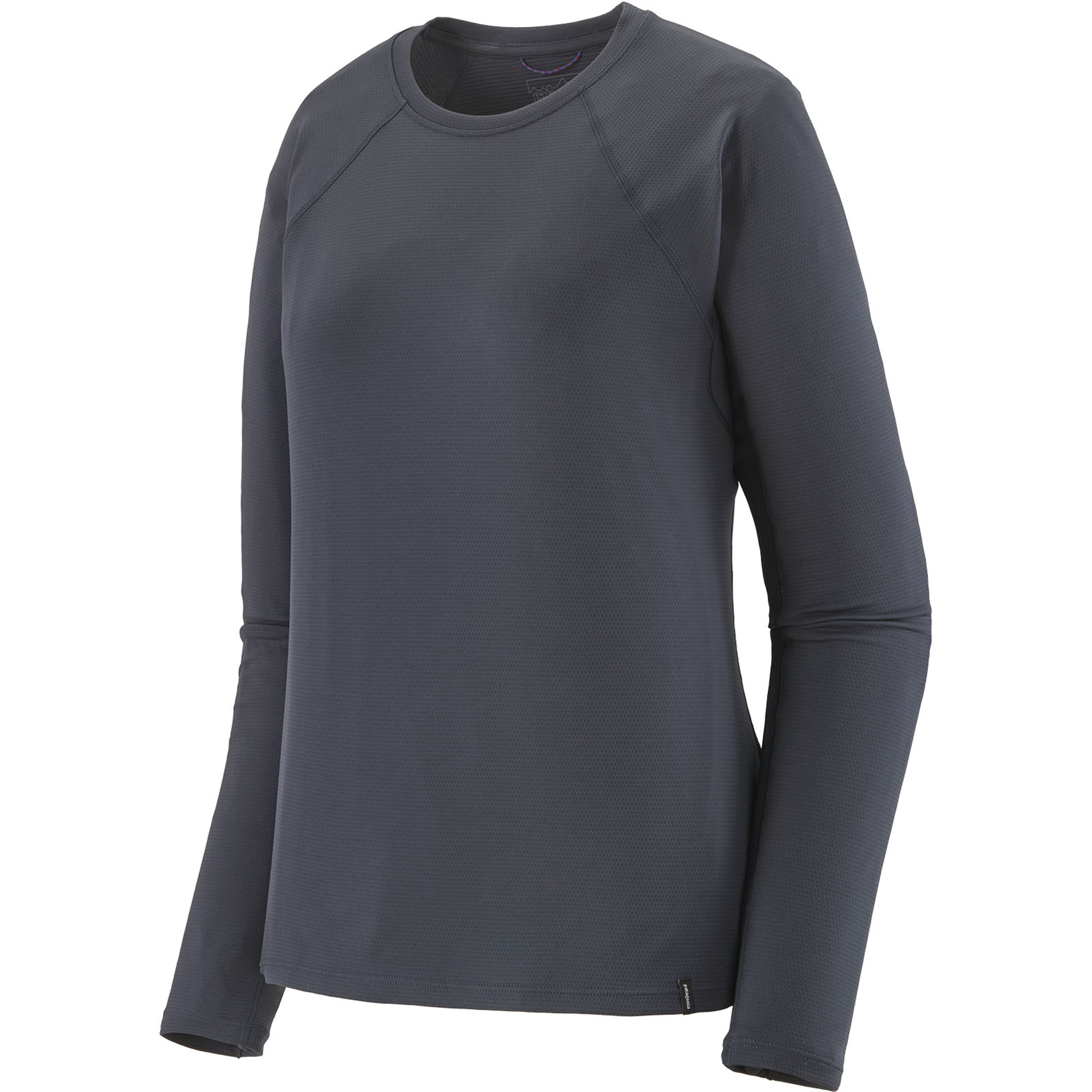 Patagonia Cap MW Crew Damen Langarm Unterhemden blau Größe S Atmungsaktiv
