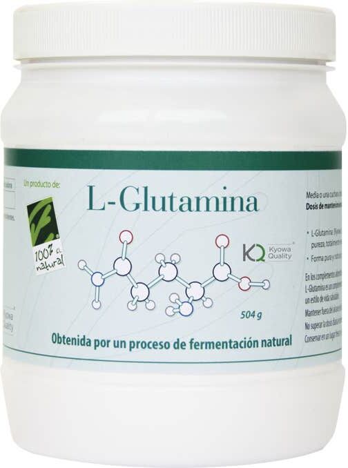 100% Natural L-Glutamina 504 g