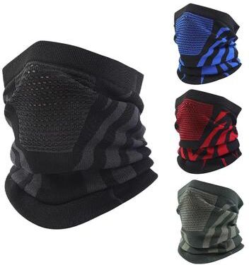 Inspired Finds ArcticGuard Breathable Thermal Half Face Ski Mask Unisex Outdoor Sports Protection sky Blue