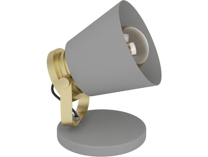 Eglo Tischlampe Twicken Gold/grau Stahl H 19.5 cm