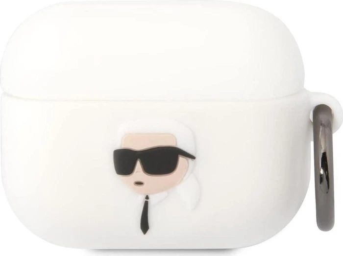 Karl Lagerfeld Airpods Pro 3D Logo NFT Karl Head Silicone Case (Kopfhörer Hülle) (KF001463-0)
