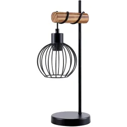 TISCHLEUCHTE Hellio Schwarz 15/46/15 cm