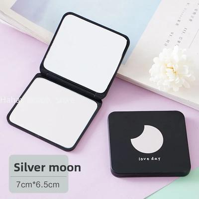 Fusion Finds Portable Compact Makeup Mirror Double Sided Folding Pocket Mirror For Travel yl