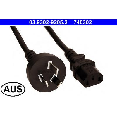 ATE Netzkabel, Füll-/Entlüftungsgerät (Bremshydraulik) 03.9302-9205.2