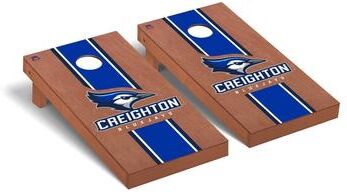 Skip's Garage Creighton Bluejays 2x4 Pro Cornhole Boards - V6