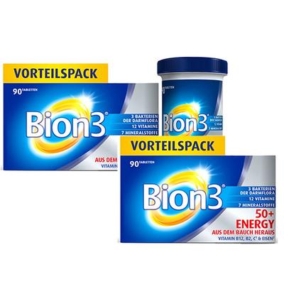 Bion 3 50+ Energy Doppelpack 2x90 St Tabletten