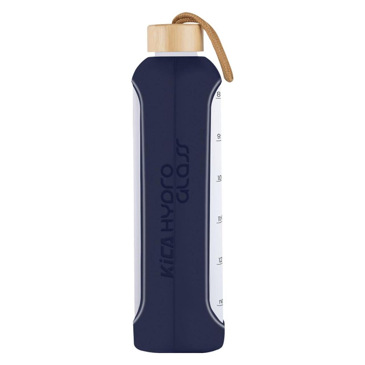 Kica Butelka szklana Hydro Glass 1000 ml - granatowa (1 l) (OTHER)