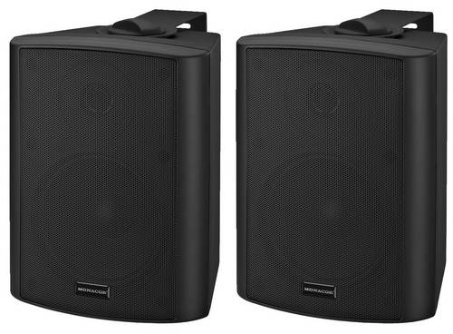Monacor MKA-50SET/SW Aktives PA-Lautsprecher-Set 20W 1 Paar