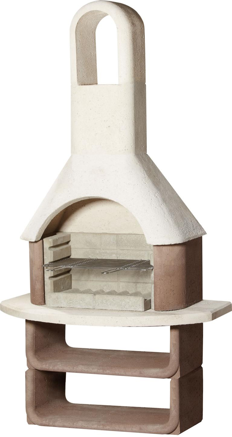 BUSCHBECK Grillkamin Montana,beige-braun H206xB110xT65cm, 400 kg 08294428