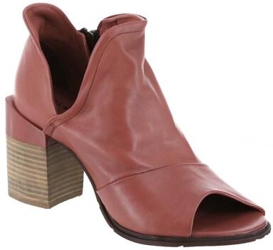 ALL BLACK Angle Toe Softy Shootie - Womens Euro 41 US 10.5 Red Boot Medium