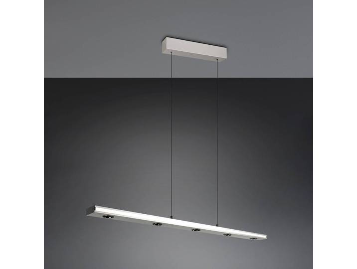 Trio Lighting Hängelampe Graham, dimmbar, alu / grau / zink, für Wohn- / Esszimmer, Metall, Modern