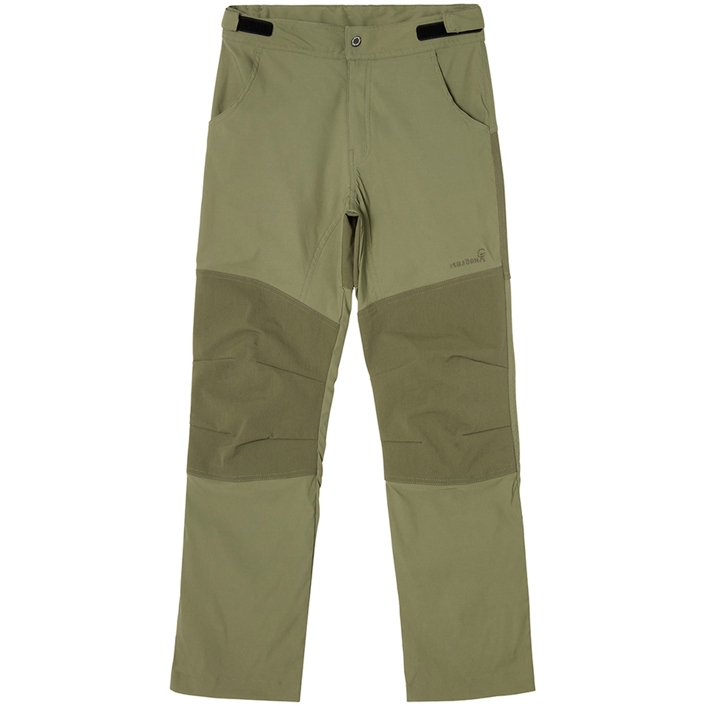 Isbjörn of Sweden Trapper II Hose Kinder Softshellhose oliv Größe 104 Trekking Widerstandsfähig