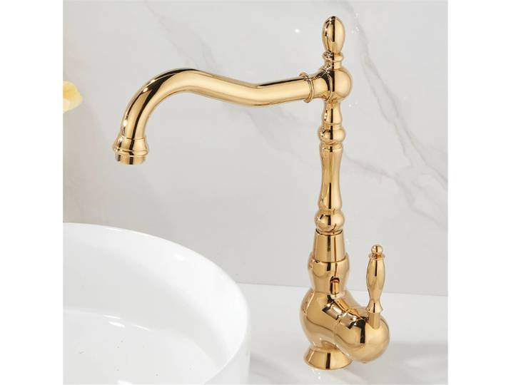 Tuqiu or grand Torneiras robinet de salle de bains robinet de lavabo robinet d'évier robinet de lavabo Antique robinets de lavabo mitigeur chaud-froid grue