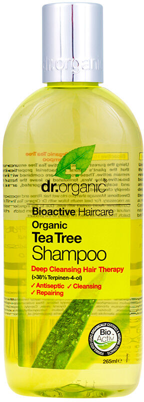 Dr. Organic Bioactive Organic tea tree shampoo 265 ml
