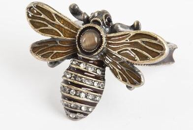 Saro Lifestyle Bumblebee Napkin Ring (Set of 4)