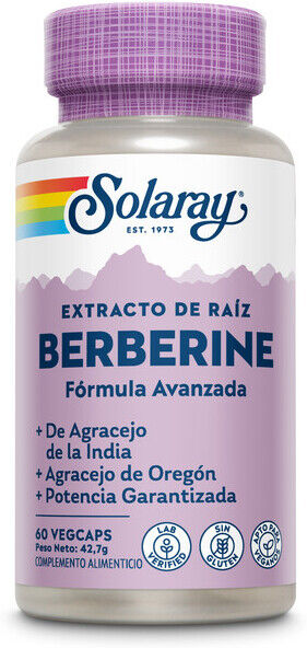 Solaray Berberine 60 Cápsulas
