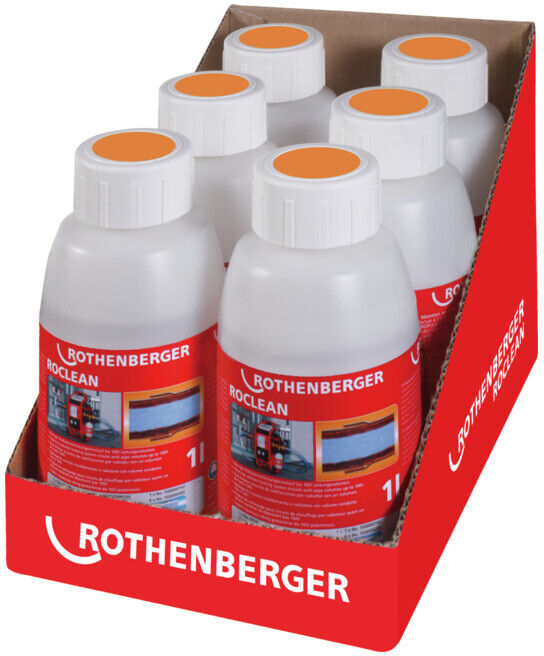 Produits de nettoyage ROPULS ROCLEAN p.syst. radiateurs 1 l 6 Fl. / carton ROTHE ; ROTHENBERGER (1500000200)