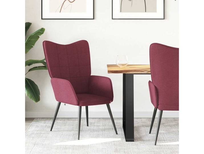vidaXL Relaxsessel, Relaxsessel Weinrot Stoff