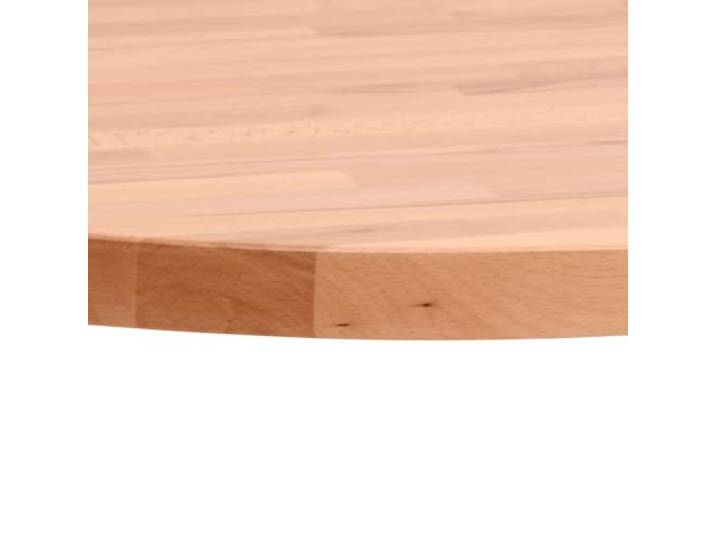 KTHLBRH Tischplatte rund 70 x 1,5 cm Massivholz Buche Lackierte Oberfläche, pflegeleichte Oberfläche, Wohnzimmertisch, vielseitiger Ersatz