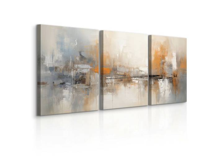 LEINWANDBILDER 3-es Set Abstrakte Kunst
