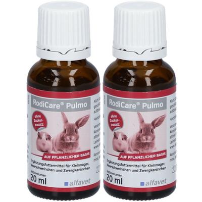 Rodicare Pulmo flü.f.Kleinnag./Meerschw./Zwergkan. Doppelpack 2x20 ml Flüssigkeit