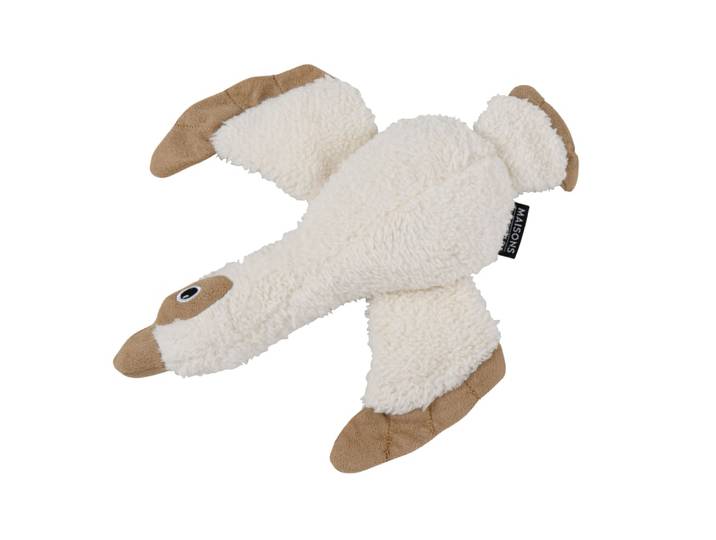 Hundespielzeug Bär, braun und ecru