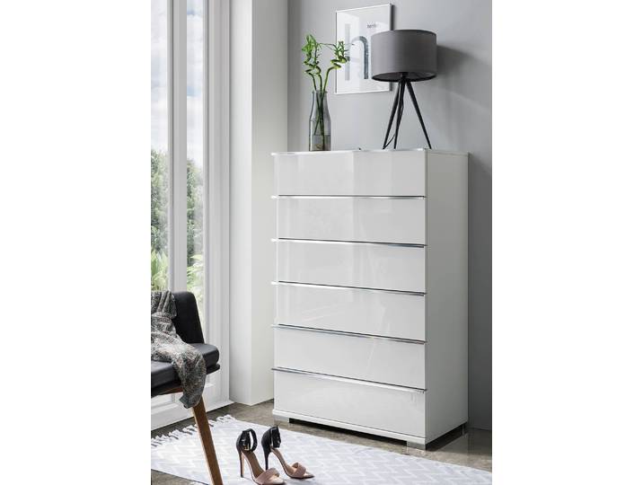 Commode Shanghai 120cm Blanc/Blanc