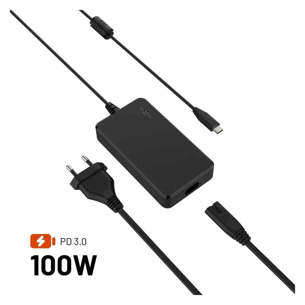 Fixed USB-C 100W | GaN | PD 3.0 (100 W) (FIXCG100-PAD-BK)