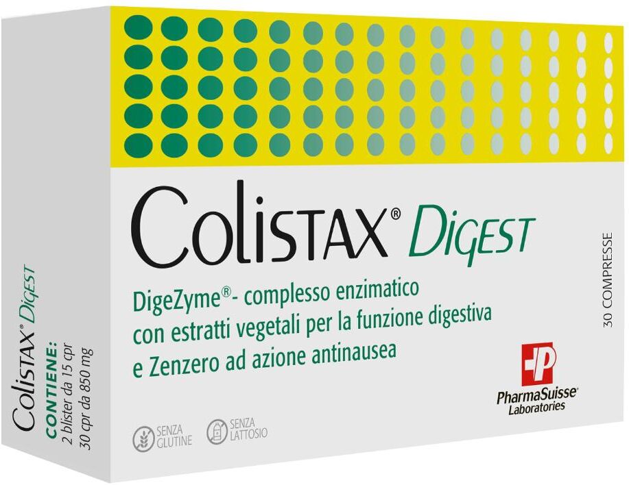 PHARMASUISSE LABORATORIES SpA Colistax Digest, 30 Compresse