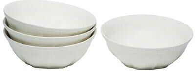 Red Vanilla Classic White Bowls (Set of 4)