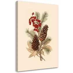 WANDBILD weihnachtsbaumschmuck