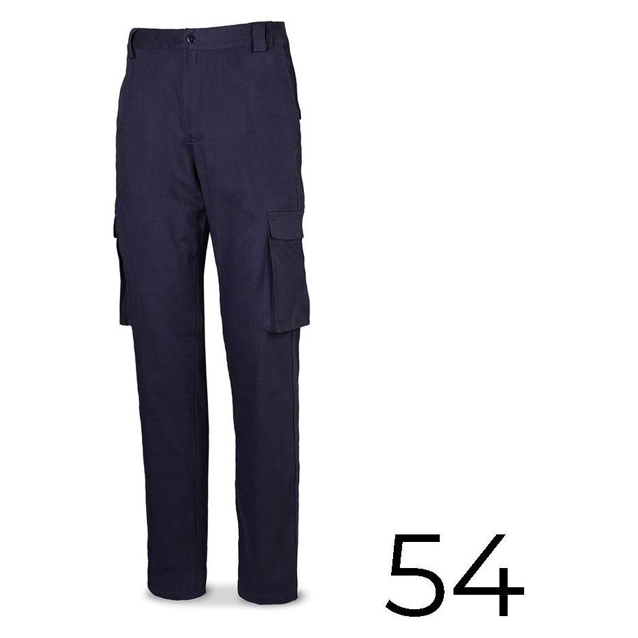 Marca Stretch pants 98% cotton 2% elastane 240g. navy blue size 54 588pbsam/54 (54) (45287793)