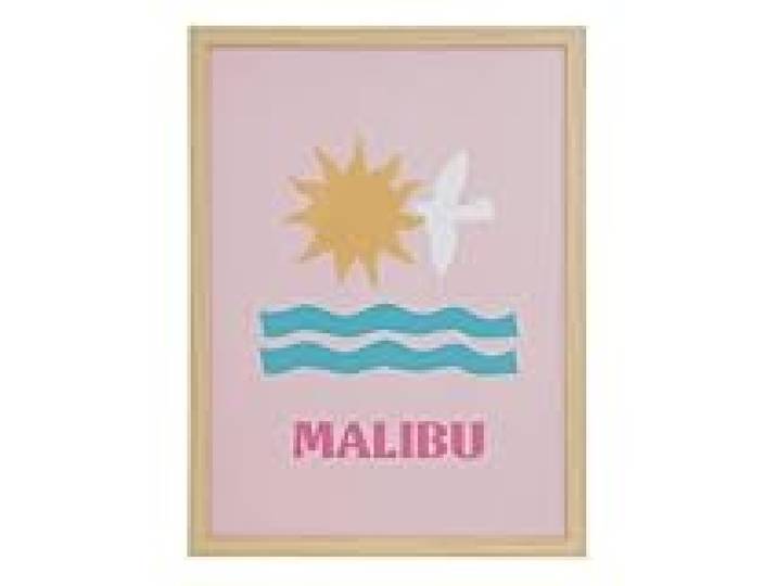 Atmosphera - Affiche encadrée libe 30x40cm Malibu
