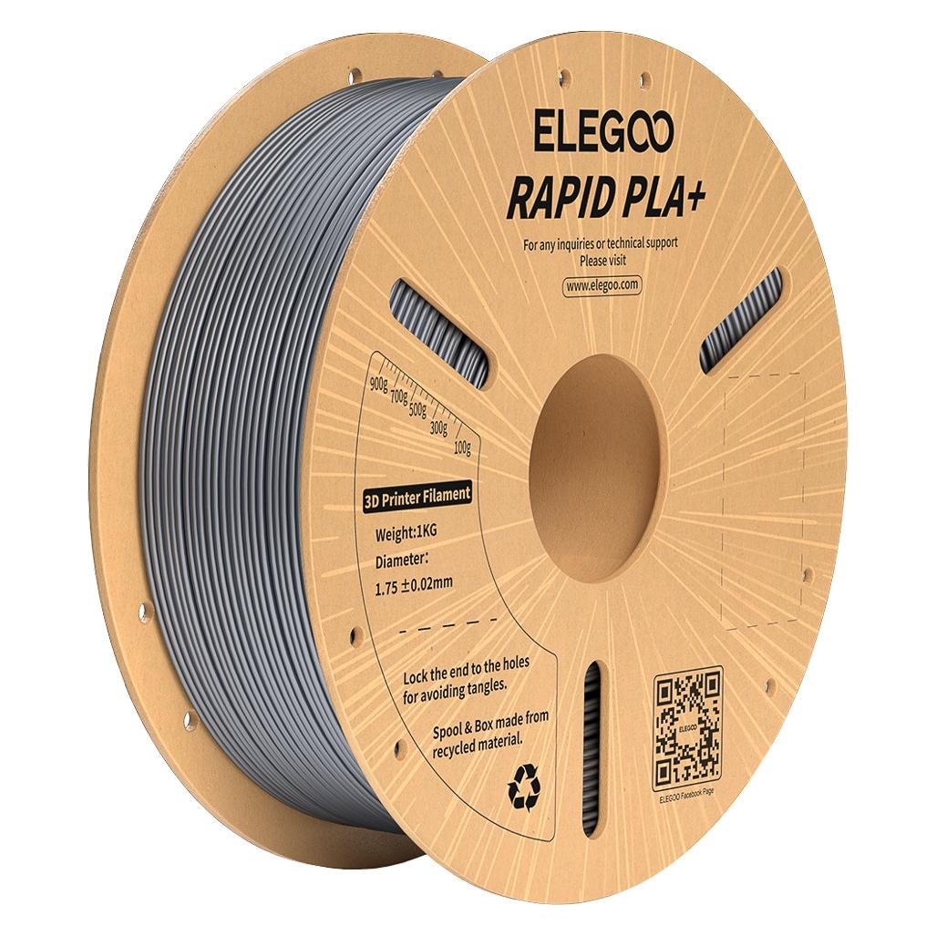 Elegoo RAPID PLA+ 1,75mm SILVER 1kg (PLA, 1000 g, 1.75 mm) (50.203.0165)