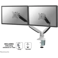 Neomounts NM-D750DWHITE dual Monitor Tischhalterung