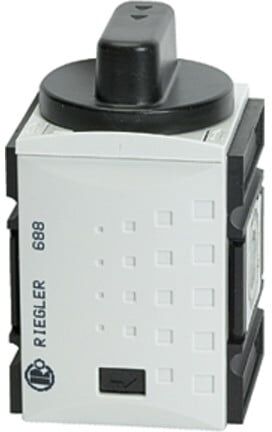 Riegler Robinet à boisseau sphérique 3/2 voies « FUTURA », verrouillable, BG 4, G 3/4 (FU 983)