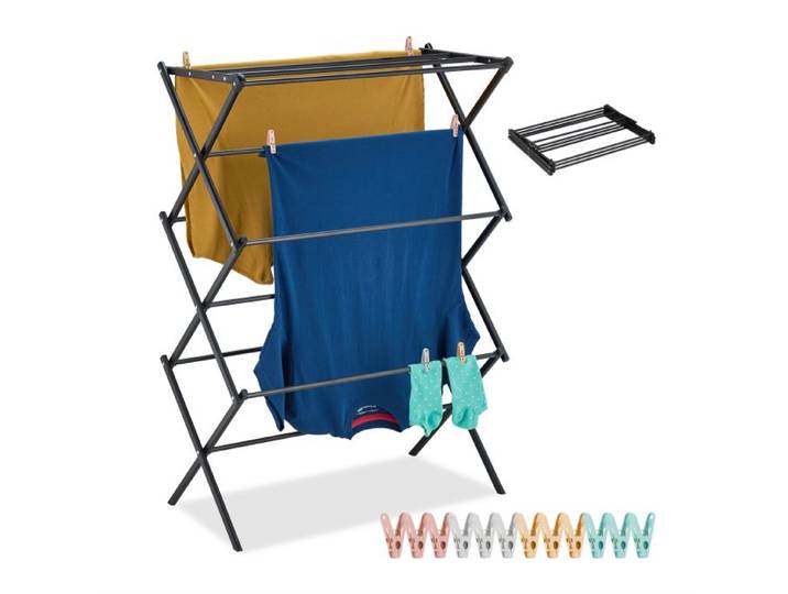Relaxdays Klappbarer Wäscheständer