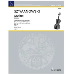 Mythen op.30 für Violine und Klavier, Fachbücher von Karol Szymanowski