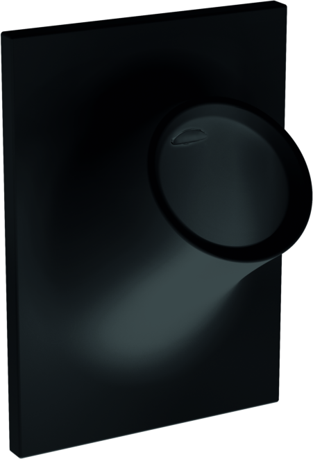 Vitra Istanbul Urinal 4517B070-5301 schwarz, für Netz 230V, Zulauf von hinten, ohne Deckel