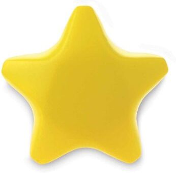Stella Antistress Stella in PU morbido giallo Personalizzate o neutre