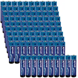 XCell 100er-Set Batterie Typ AAA (Micro), LR03, Alkaline, 1,5V (100 Stk., AAA), Batterien + Akkus