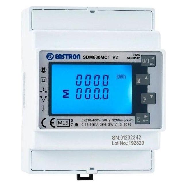 Solplanet Zubehör // 3-Phasen-Energiezähler für Solplanet-Wechselrichter / Eastron SDM630-MCT / Halb (SDM630-MCT)
