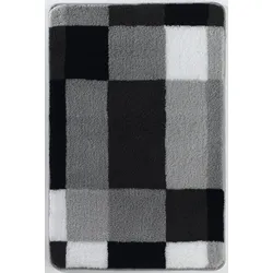 Badteppich EDGE (LBH 90x60x2 cm) - silber - LBH 90x60x2 cm